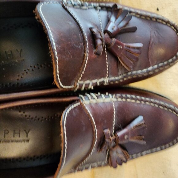 PRIOR OWNED PAIR OF J. MURPHY HALEY TASSELED LOAFERS' SIZE 9 1/2 M - Picture 6 of 6